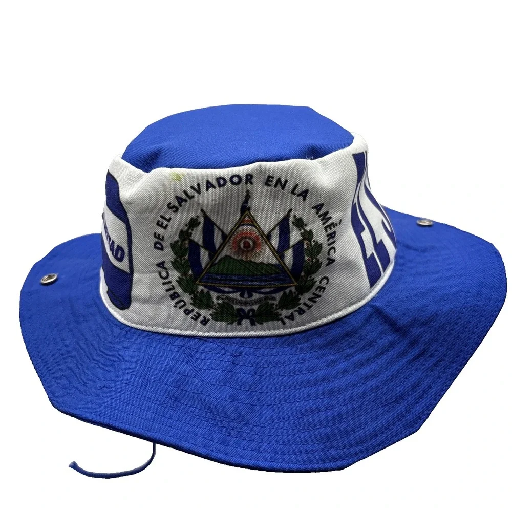 El Salvador Bucket Hat Beach Sun Hat Outdoor Fisherman Hat Women and Men Beach